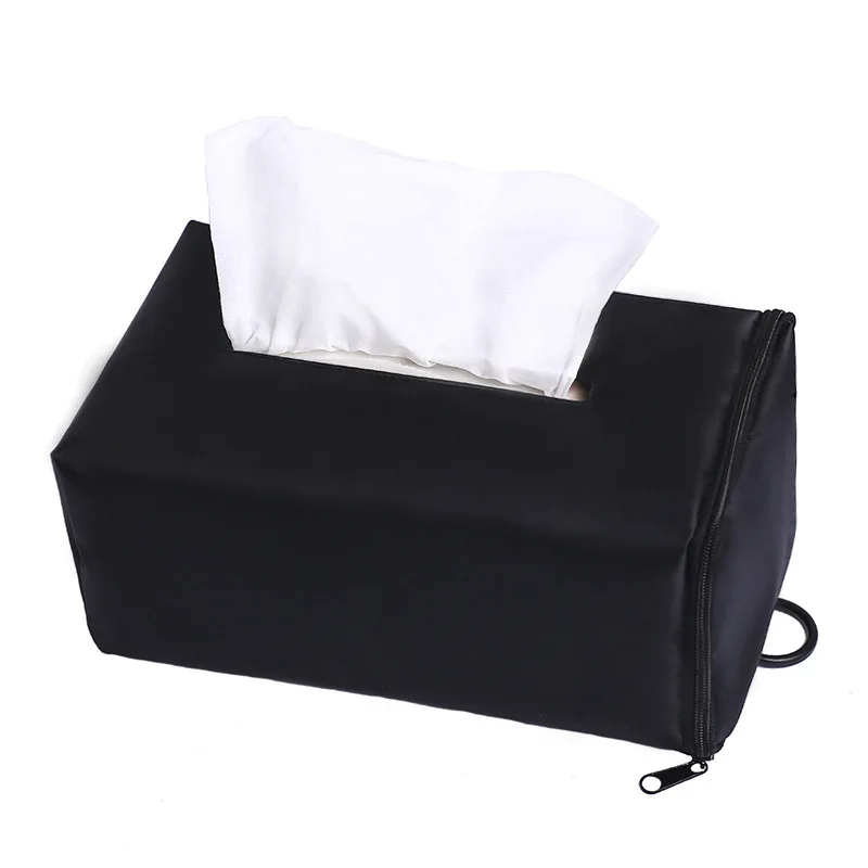 Tissue Box Органайзер на заднее сиденье автомобиля Оксфорд с сенсорным экраном Держатель для планшета чехол для хранения салфеток карманы для хранения коврики - Название цвета: Tissue Box