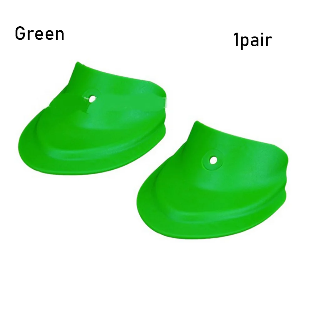1 пара черный/зеленый резиновый протектор скутер передний и задний рыбий хвост крылья для Xiaomi/Mijia M365 Электрический Скутер Pro Аксессуары - Цвет: Green