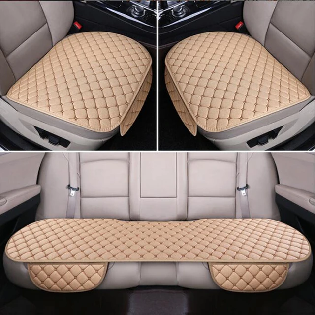 Universal Car Seat Cover With Linen Material For Car Front Seat