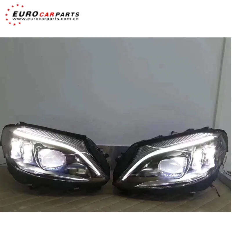 C class W205 фары 2014 2018y обновления самую последнюю высокая конфигурация Массив