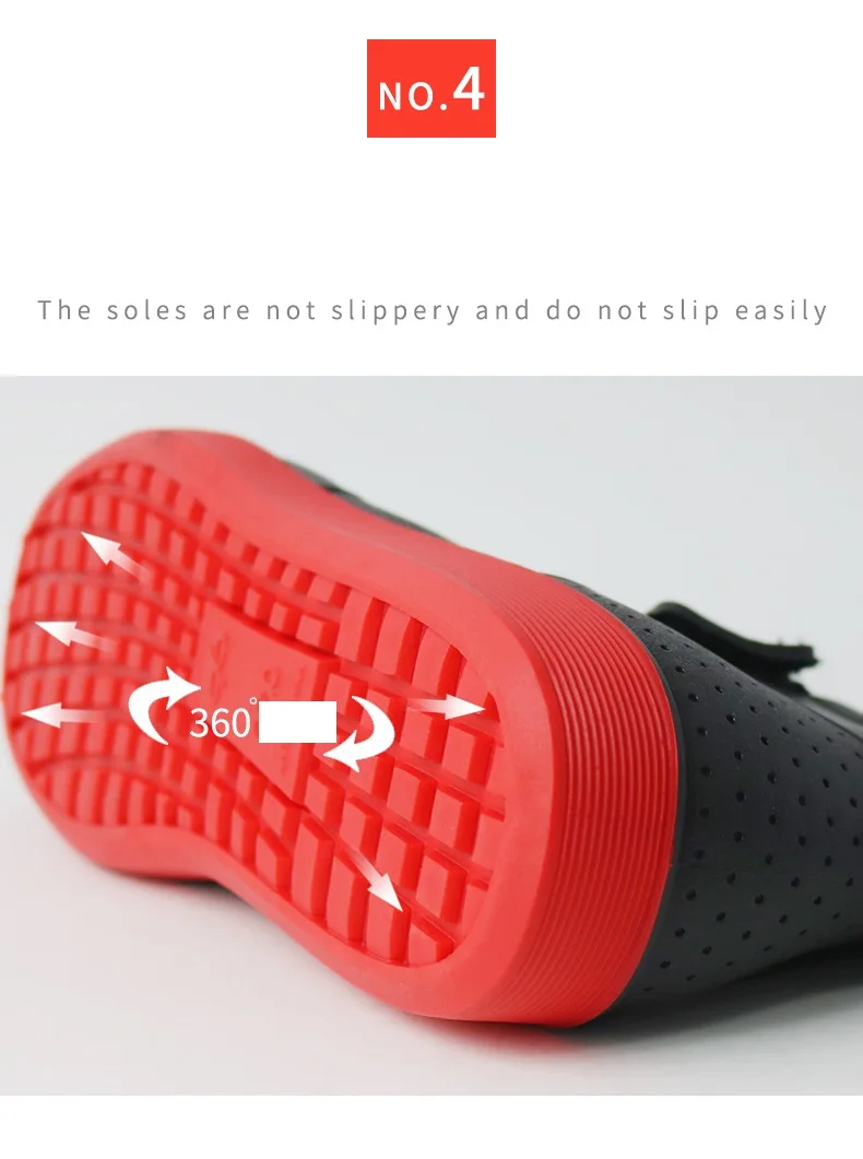 Men's Water Shoes Wear-Resistant Low-Cut Fashion Short Boots Anti-Slip Waterproof Shoes Rubber Rain Boots Plus Size 39-46