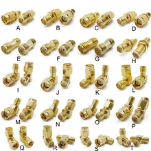 2 шт. разъем jack SMA разъем RP SMA гнездо адаптера Позолоченные RF коаксиальный Разъемы SMA женский мужской терминал