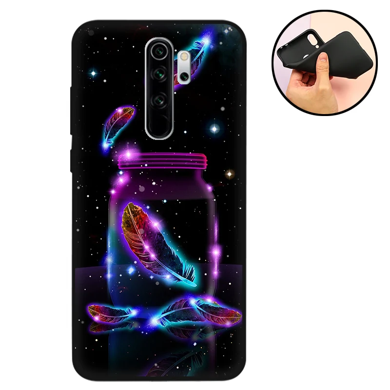 12919 Чехол для Redmi Note 8 Pro, черный бампер для Xiaomi Redmi Note8 Pro, чехол для телефона, Мягкая силиконовая задняя крышка из ТПУ для Redmi Note 8 T 8 T, чехол - Цвет: 12919