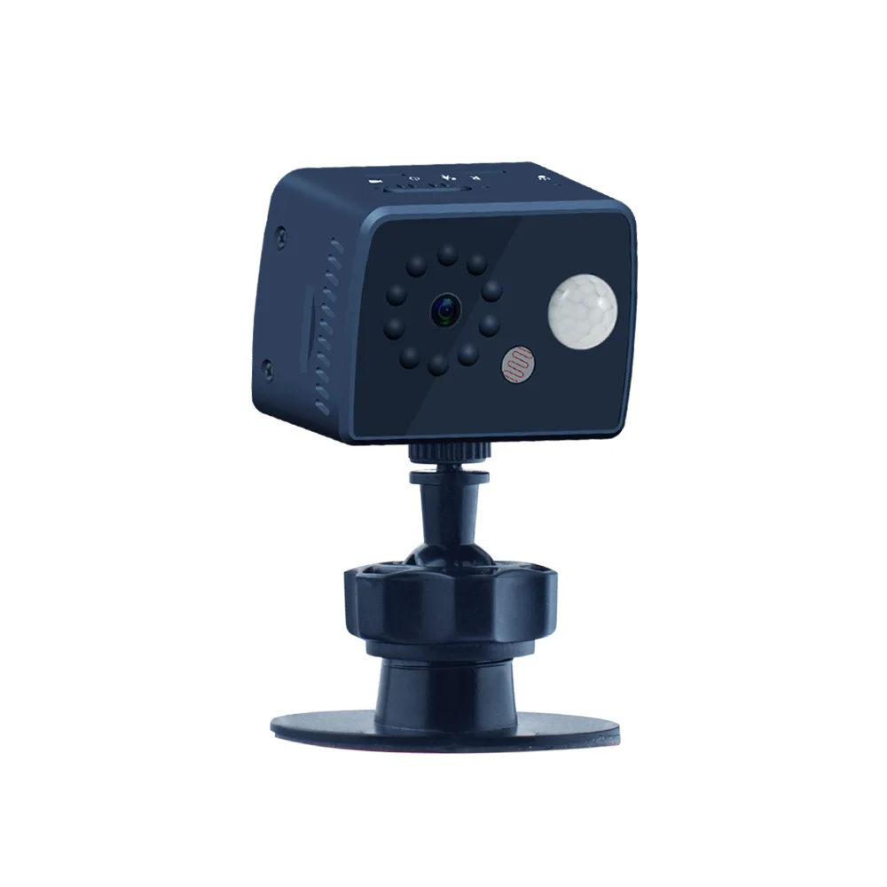 Мини-камера с функцией обнаружения движения, PIR камера с разрешением 1080 P, мини-видеокамера с ночным видением, маленькая камера с длительным режимом ожидания, 30 дней, поддерживает 128 ГБ, TF карта