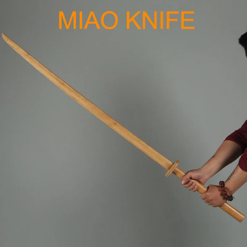 MIAO нож Miao Dao деревянный бамбуковый для двух рук боевых искусств Китайский кунг-фу