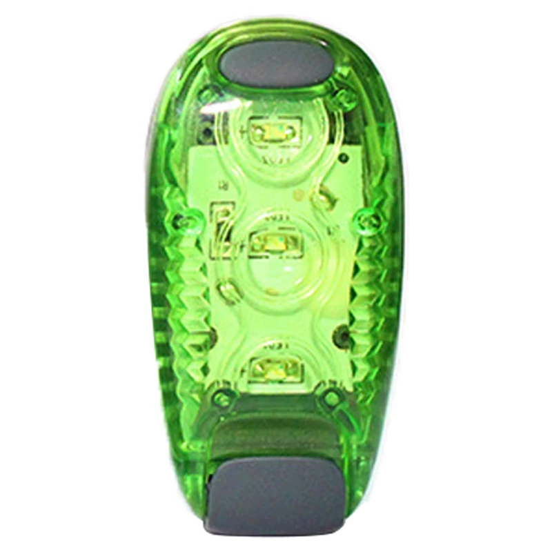 Flash Deal Bike Cycling Lights Super Bright 3 Led Bike Light Taillight Safe Lamp Warning Mountaineering Backpack Helmet Run Green 8