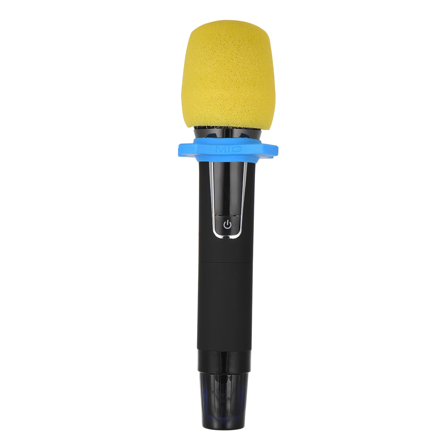 UHF Dual-band Wireless Microphones Set with 1 Receiver 2 Handheld Microphone for DJ Party Karaoke Meeting Live Performance