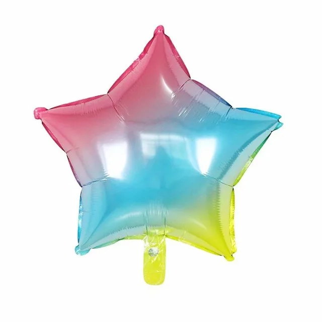 5 шт. 18 дюймов воздушные шары из фольги в форме звезды Baby Shower День рождения свадебные принадлежности для мальчиков и девочек 1st День Рождения украшения воздушные гелиевые шары - Цвет: Коричневый