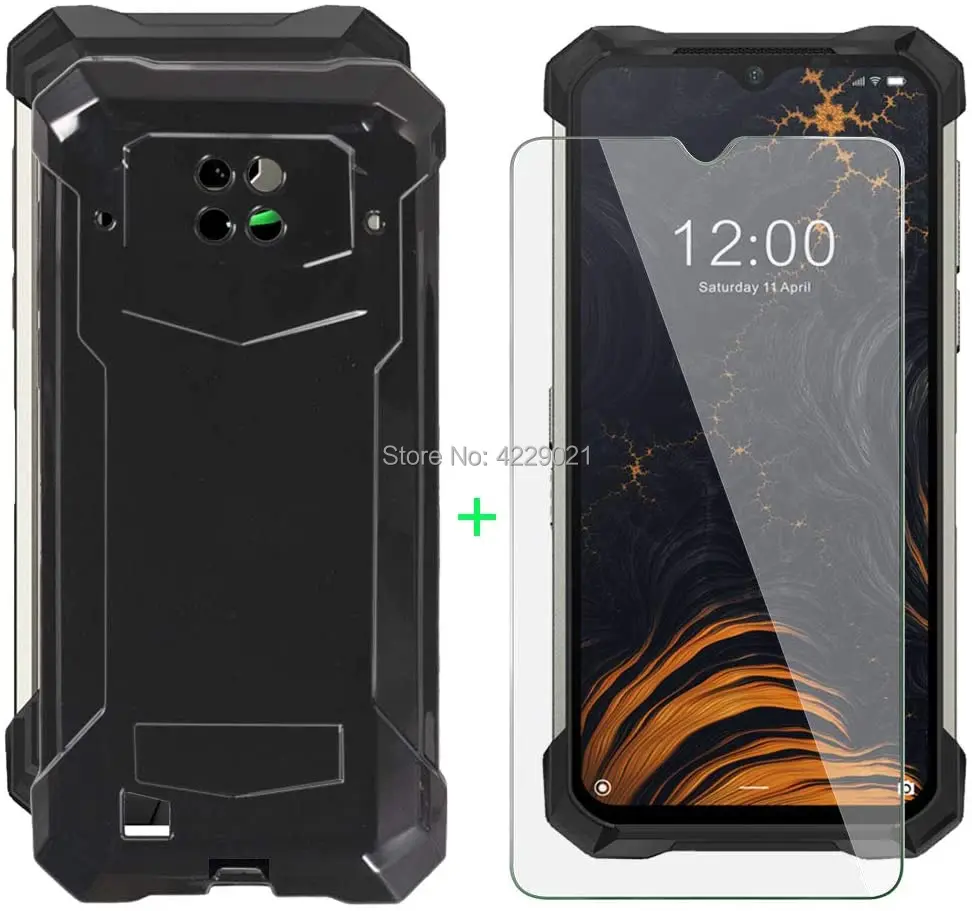 Per Doogee S88 Pro Temperato Di Vetro Morbido Di Caso Per Doogee S88 Pro Opaca Molle Tpu Cassa Del Telefono Per Doogee S88 Protezione Dello Schermo