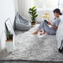 Высокоплотный плюшевый скандинавский Инс небольшой ковер прикроватный коврик для спальни Девушки Простой коврик