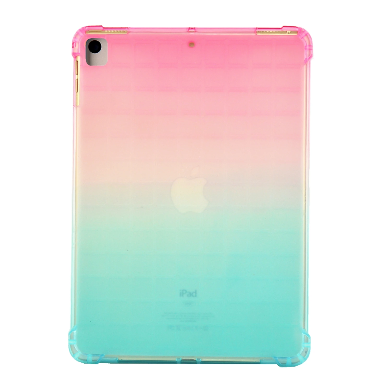 Модный прозрачный градиентный чехол для iPad 10,2 чехол силиконовый мягкий чехол для планшета защитный чехол для iPad 10,2