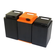 Чехол для литиевой батареи, высококачественный аккумулятор 18650, алюминиевая коробка с пластиковой крышкой ABS для литий-ионной батареи в сборе