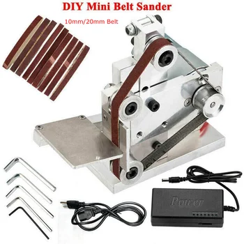 

Mini Belt Machine Belt Machine Desktop Grinder Polishing Machine Buffer Electric Grinder Grinder Multifunction 175x110x140Mm