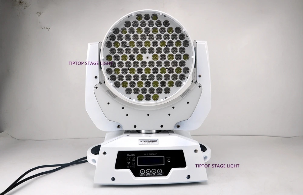 Free shipping 108 x 3W RGBW 4 Color Moving Head Wash Light,white 