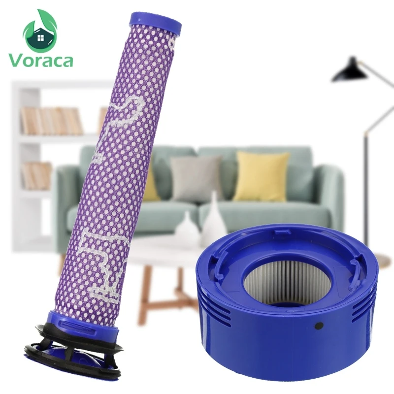 Задний фильтр передний предварительный фильтр для Dyson V6 V7 V8 DC59 животных HEPA двигатель замена фильтра ручной пылесос аксессуары