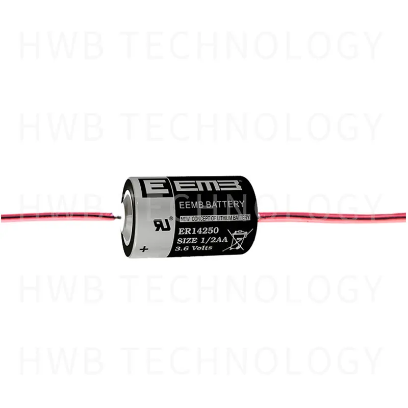 20pcs EEMB ER14250 1/2AA 3,6 V 1200mAh литиевая батарея с сваркой