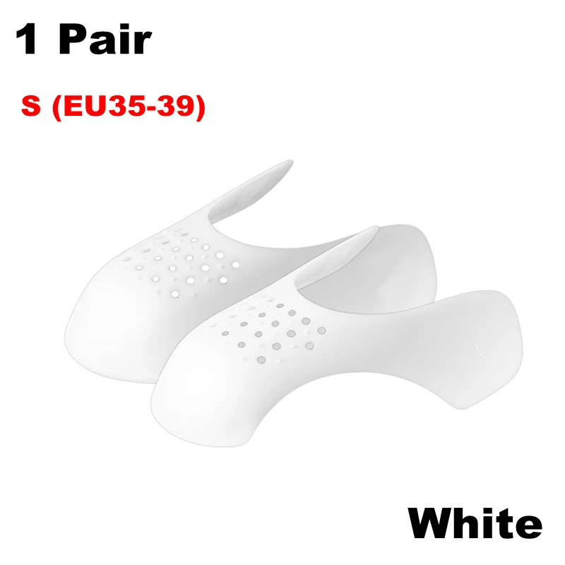  Protectores de zapatos que eliminan los pliegues para tenis de  mujer, 2 pares, para zapatos de correr informales, protector de puntera que  elimina los pliegues, material suave, para tallas 5-8.5 de