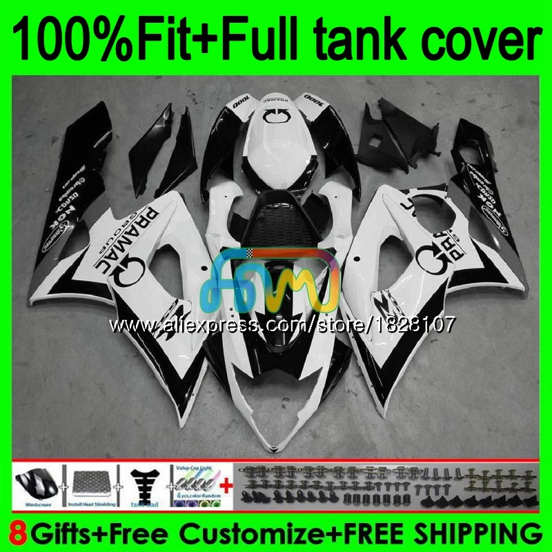 Инъекция для SUZUKI GSXR1000 K5 GSXR-1000 GSX R1000 98b. 49 GSX-R1000 PRAMAC blk GSXR 1000 CC 1000CC 05 06 2005 2006 обтекатели