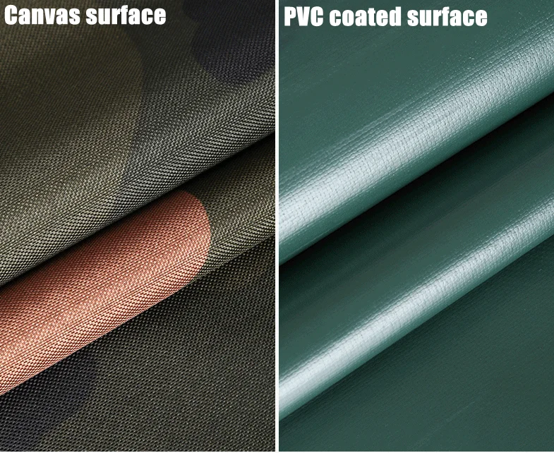 0,35mm Camouflage Plane PVC Beschichtet Regendicht Tuch Außen Markise Lkw Baldachin Wasserdichte Wachstuch Oxford Tuch Schattierung Segel – Detail 4