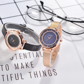 

Top Brand Clock PVC Fine Watch Quartz Watch Woman Simple Fashion Female Student Sun Flower Pattern Watch Female Ladies Clocks