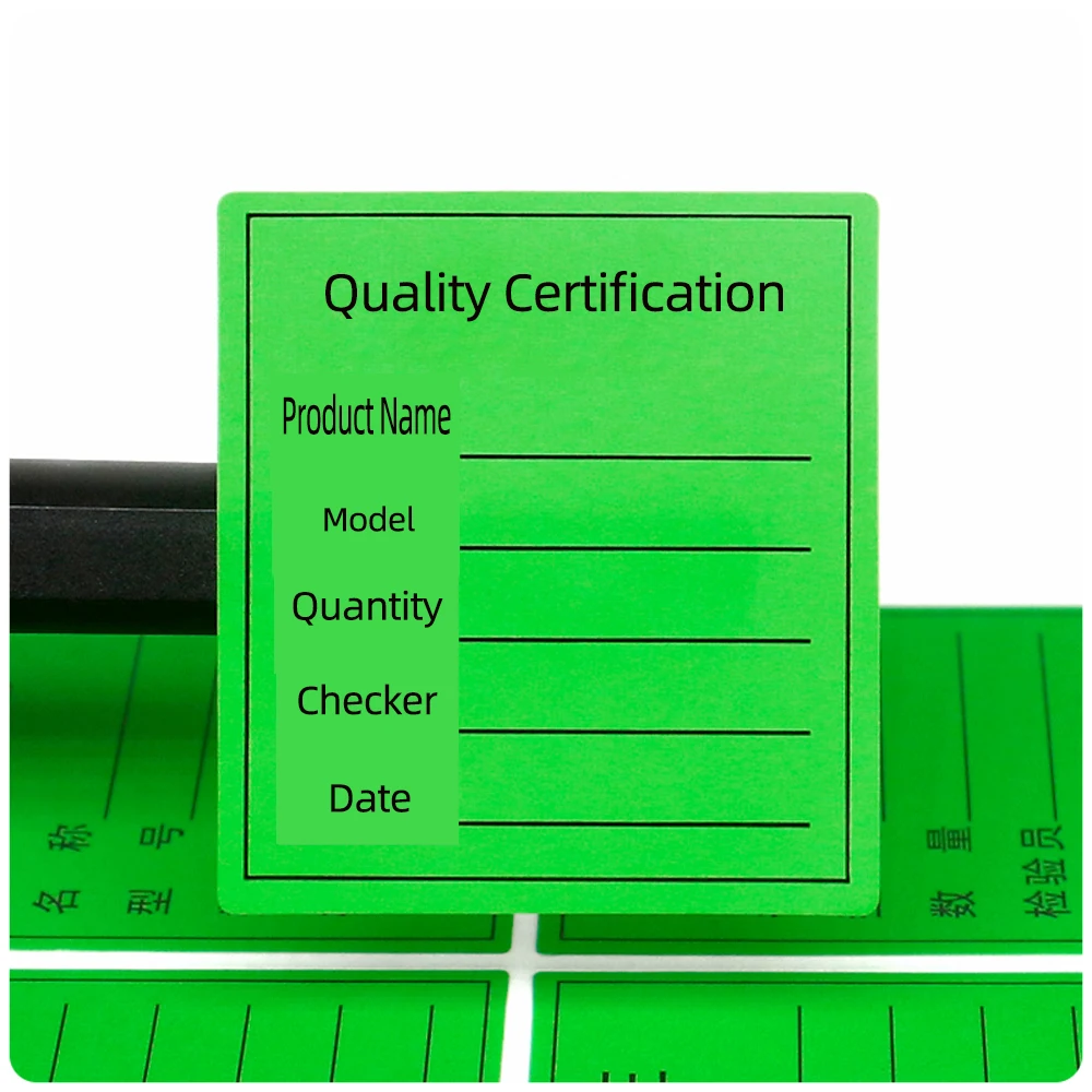 

500pcs Adhesive Quality Certification Case Labels Products Inspection Writable QC Stickers
