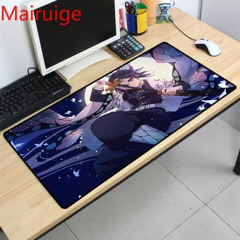 

Mairuige Sword Girl Samurai Anime Mouse Pad Game Console Accessories Wireless Charging Mousepad Desk Mat Gaming Mouse Pad