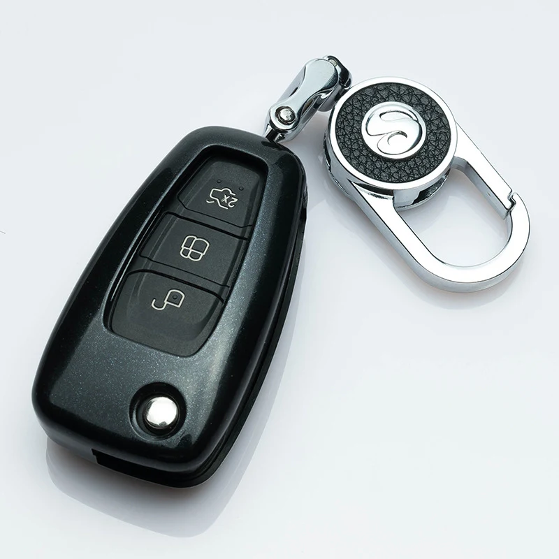 Чехол для ключей Ford Ranger C-Max S-Max Focus Galaxy Mondeo Transit Tourneo на заказ, автомобильные аксессуары, чехол для ключей