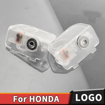 

2X Car Door welcome light For Honda SPIRIOR Odyssey RB 1 2 3 4 CR-Z Elysion Accord-9th Acura RDX accessories logo projector lamp