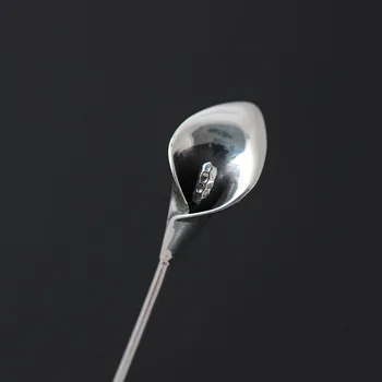 

Callalily Flowers Hair Accessories for Women Wedding Bridal 925 Sterling Silver Chines Japanese Hair Stick Bridesmaid Gift