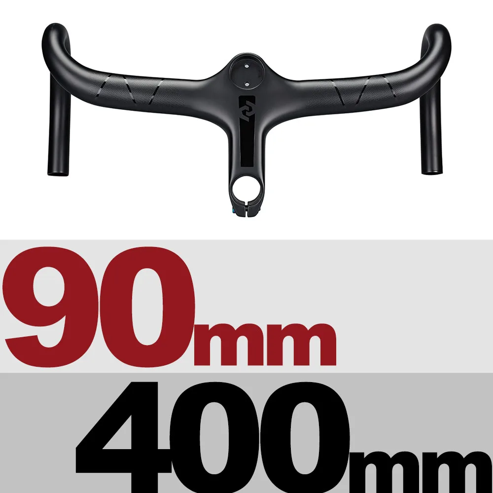 HB-1200-90x400 OG-EVKIN HB-1200 углеродный дорожный Интегрированный руль 28,6 мм углеродный руль для шоссейных гонок - Цвет: HB-1200-90x400