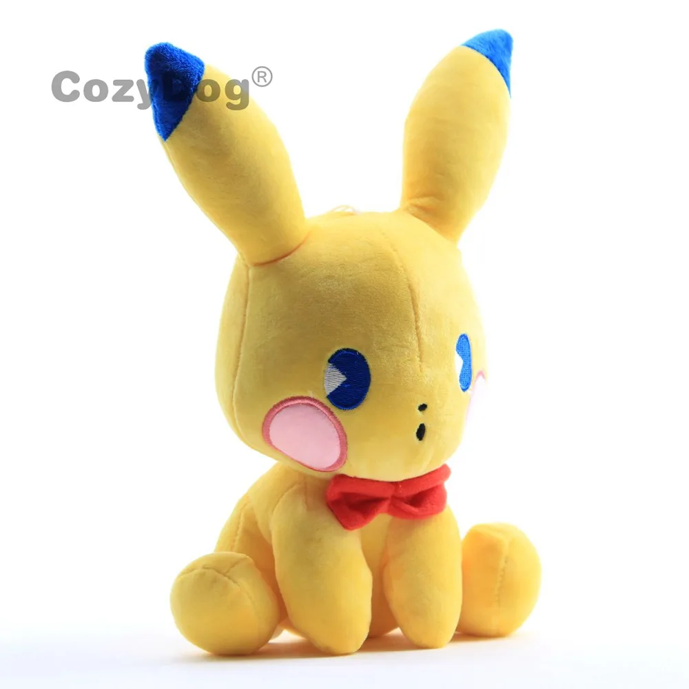 24 см сидя Пикачу Плюшевые набивные куклы, игрушки kawaii Пикачу куклы японского аниме мягкие животные игрушки Детский подарок