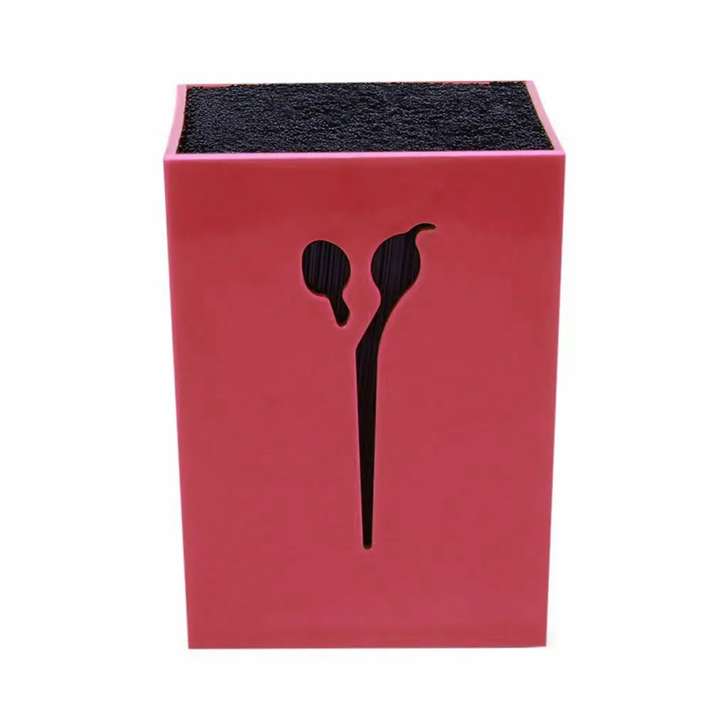 Professional Storage Box Socket Hair Scissors Clips Fashion Pot Stand Case Non Slip Barber Salon Accessories | Инструменты