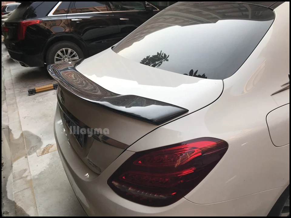 Стиль renntech спойлер заднего багажника из углеродного волокна для benz c class sedan c200 c250 c220- w205 R Стайлинг спойлер крыло