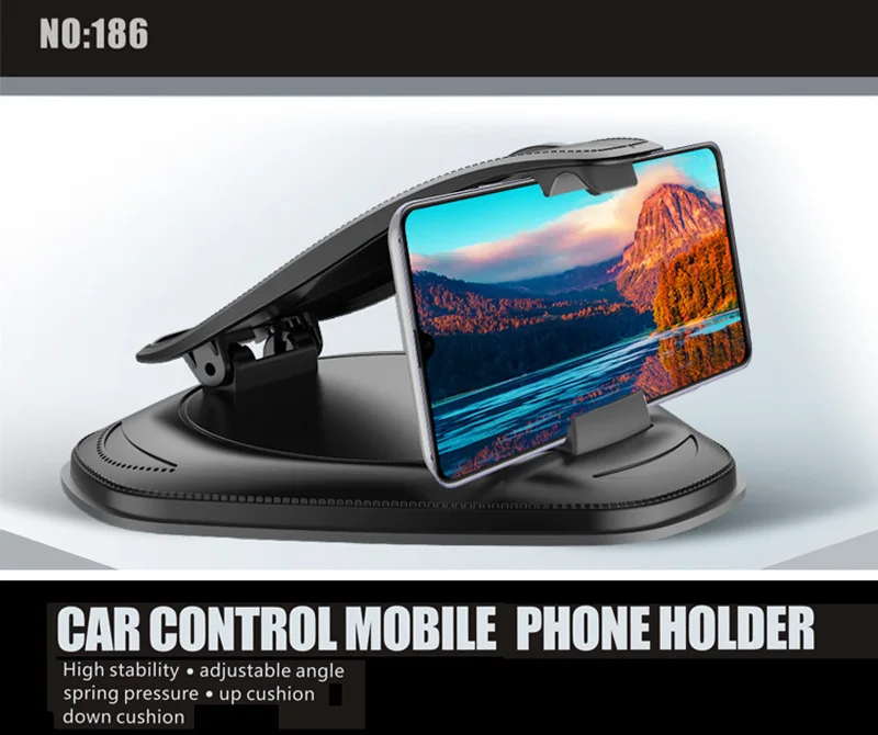 Автомобильный держатель для телефона на приборную панель для iPhone 7 8 X XS samsung S10 Plus huawei P30 Pro Xiaomi, автомобильный держатель для мобильного телефона