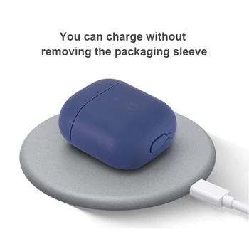 

Silicone Full Protective Cover For Realme Buds Air Case Bluetooth Earphone Protective Case Anti-Shock Flexible Earphone Accessor