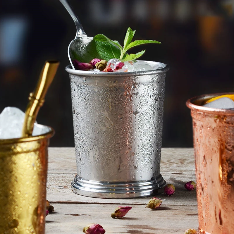 TTLIFE 400 мл 304 нержавеющая сталь Julep чашка Mojito Mint Julep чашка для коктейлей кружка из меди в Москву мул пивная чашка посуда для напитков функциональная чашка
