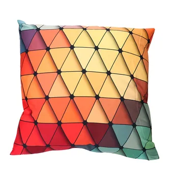 

#L5 Colorful Print Pillow Cases Polyester Sofa Car Cushion Cover Home Decoration drop shipping