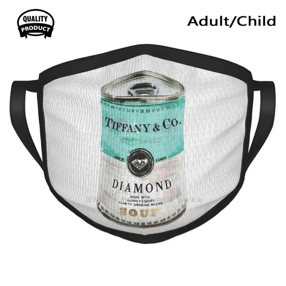 head scarf men Diamond Soup Multi-Function Soft Warm Scarf Mask Co Breakfast At Audrey Hepubrn Ring Box Diamond Soup Can Coffee Latte Jewelry men's scarves Scarves