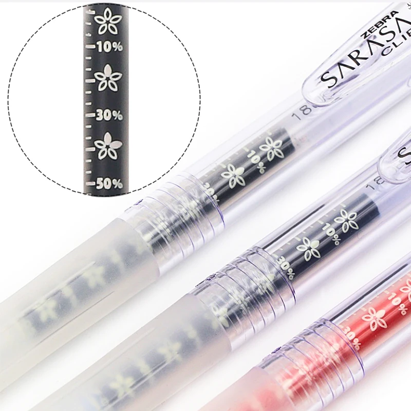 1pcs ZEBRA JJM88 Limited Edition Flower Selfie Series Neutral Pen Simple Quick-drying Flower Scale Refill Classic