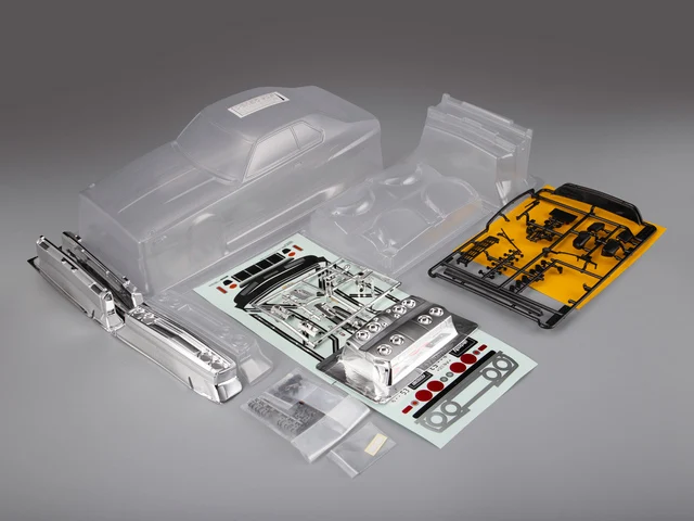 Clear Killerbody 1:10 RC Электрический туристический автомобиль PC кузов 1977 Skyline Hardtop 2000 GT-ES - Цвет: Clear