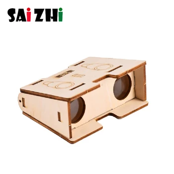 

Saizhi Kids Scientific Toys DIY Periscope Telescope Physics Optics Experiments Sets STEM Education Kit Creative Learning Toys