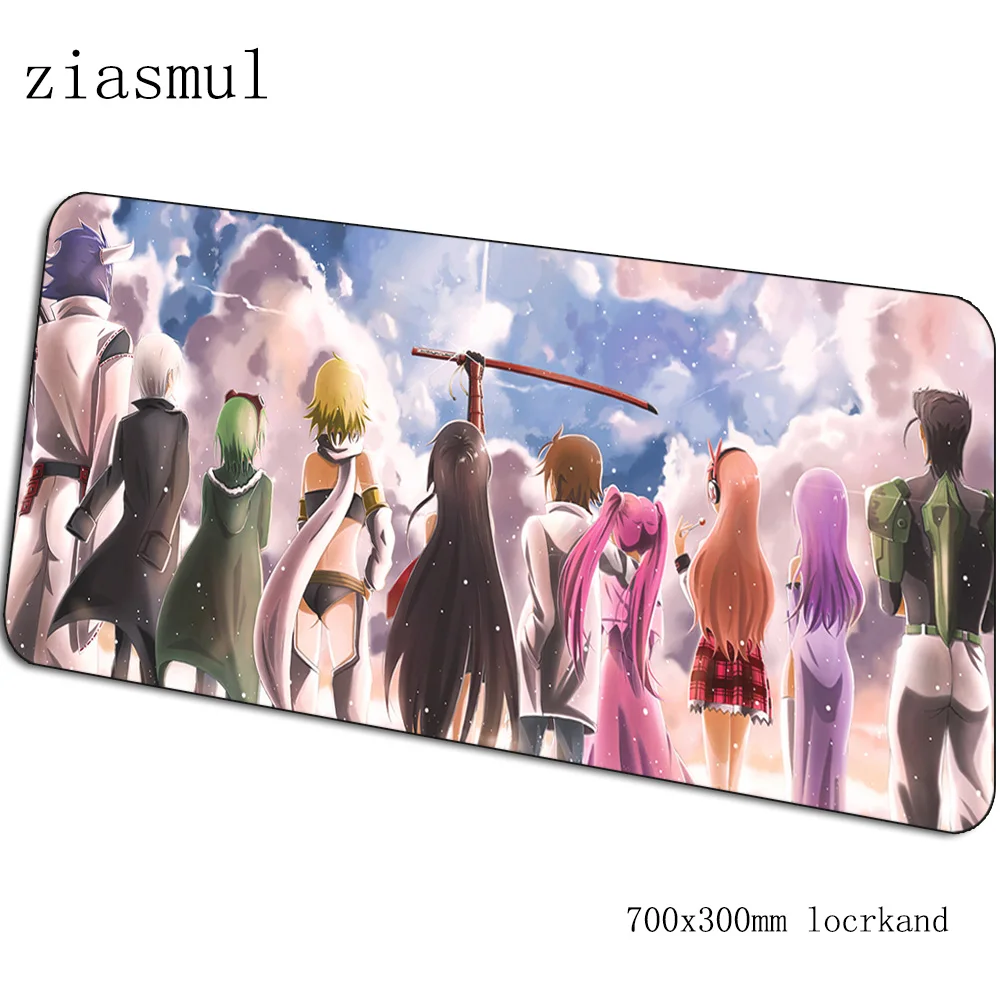 Akame ga kill коврик для мыши геймер 70x30 см игровой коврик для мыши pc notbook Настольный коврик милый коврик для мыши игры подставка для запястья геймерские коврики геймпад - Цвет: pattern 2