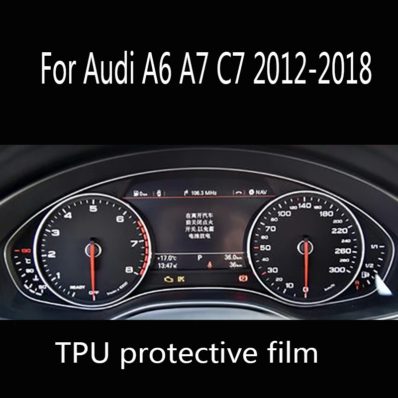 Для Audi A6 A7 C7 2012-2018 Автомобильная внутренняя панель приборной панели мембрана