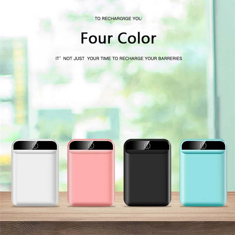 Banco de energía móvil de 50000mAh, Cargador rápido para teléfono móvil, pantalla digital, carga USB, paquete de batería externa para Android - Imagen 6