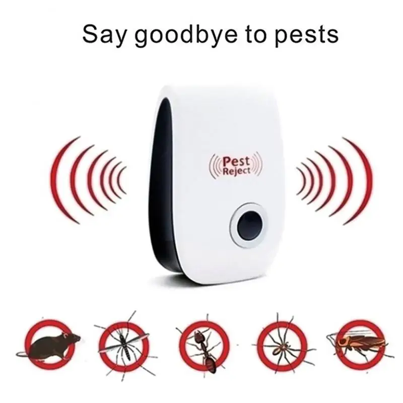 EU/US Ultrasonic Anti Mosquito Insect Repeller house Rat Mouse Cockroach Pest Rats Reject Repellent Electronic Killer | Дом и сад