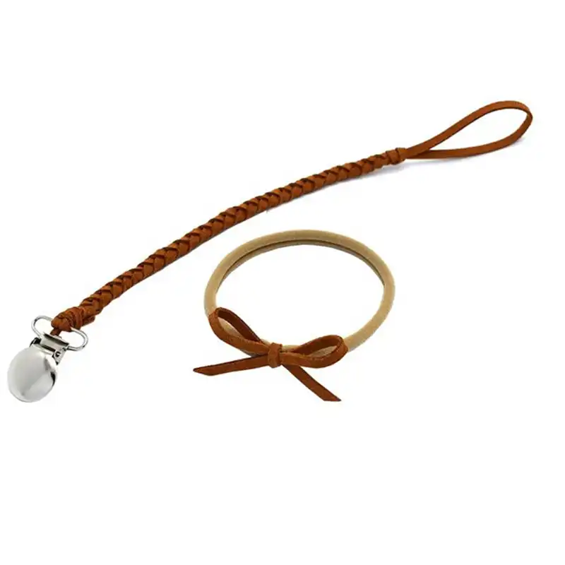 leather baby teether