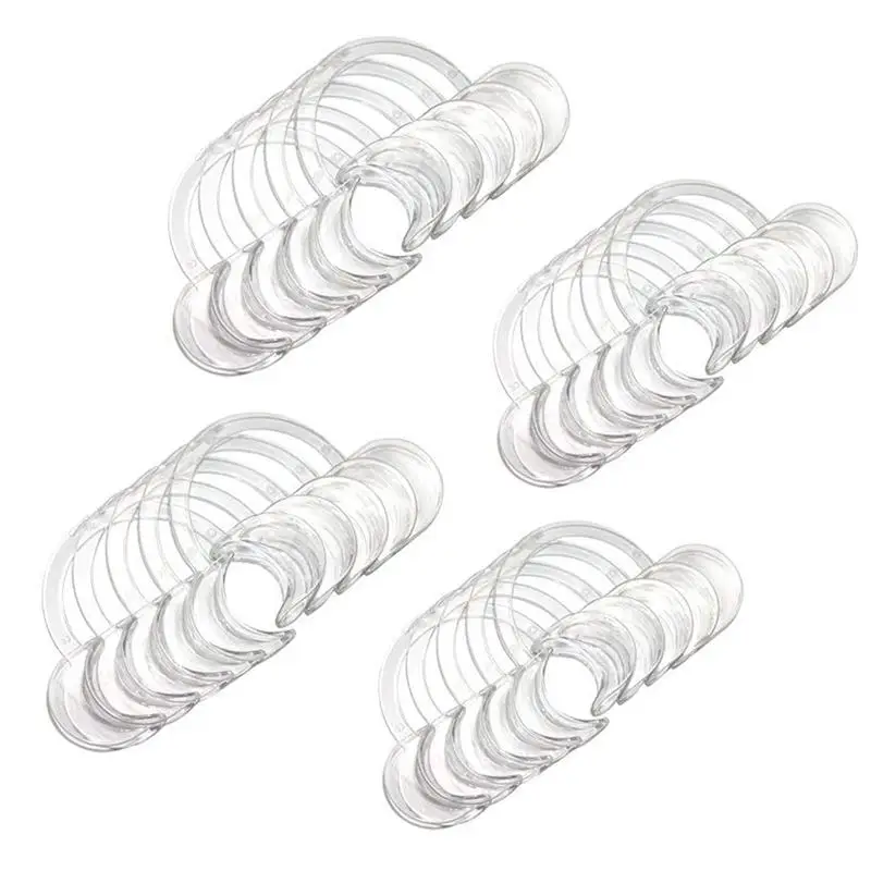 

HTHL-20 Pack (10 Medium+10 Large) C-Shape Cheek Retractor, Autoclavable Dental Mouth Opener,Disposable Dental Lip Retractor for