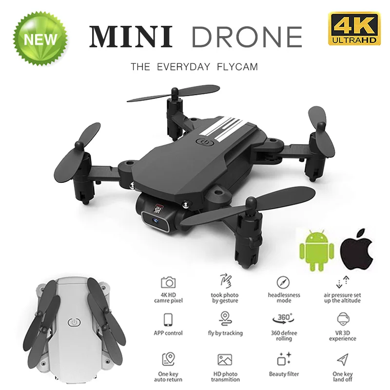 Zumbido Abejón UAV RC Drone Cuadricóptero con HD WiFi Cámara FPV Avione no tripulados Fotografía Aérea Helicóptero plegable Luz LED Quadrocopter Dron de alta calidad Caliente en Europa Global Toys Tomar fotografías