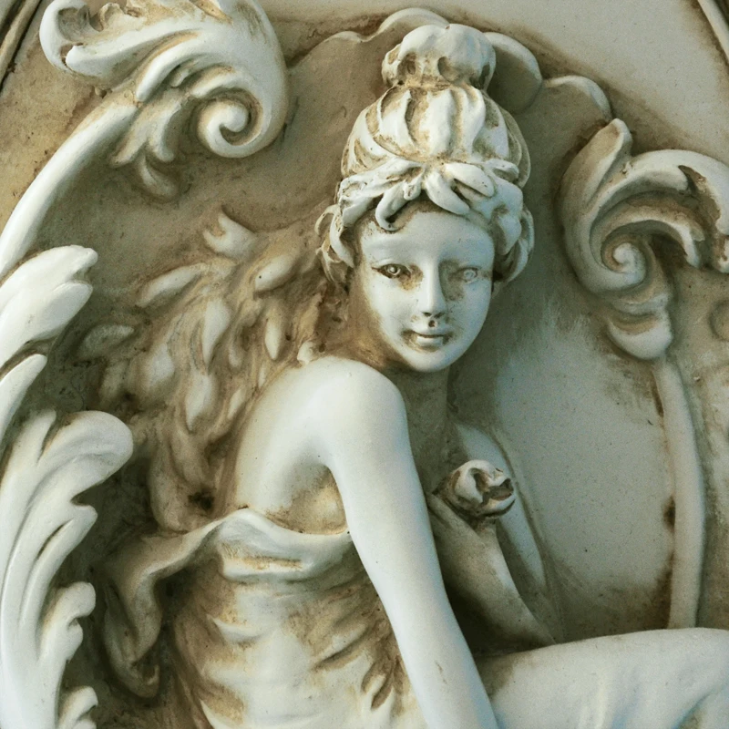 3D Ангел скульптура украшения дома статуя аксессуары настенная висячий полимерный статуи Декор рождественские декоративные художественные украшения