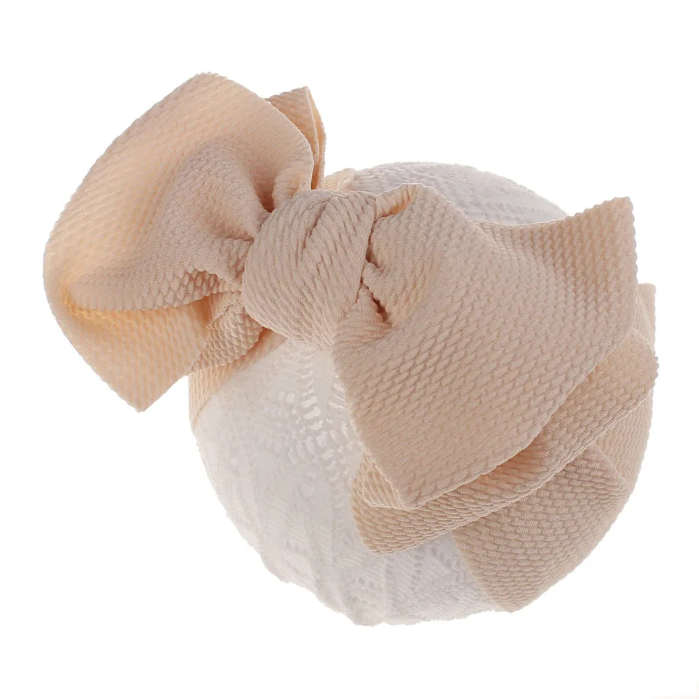 Fit-All-Baby-Large-Bow-Girls-Headband-Big-Bowknot-Headwrap-Kids-Bow-for-Hair-Cotton-Wide (3)